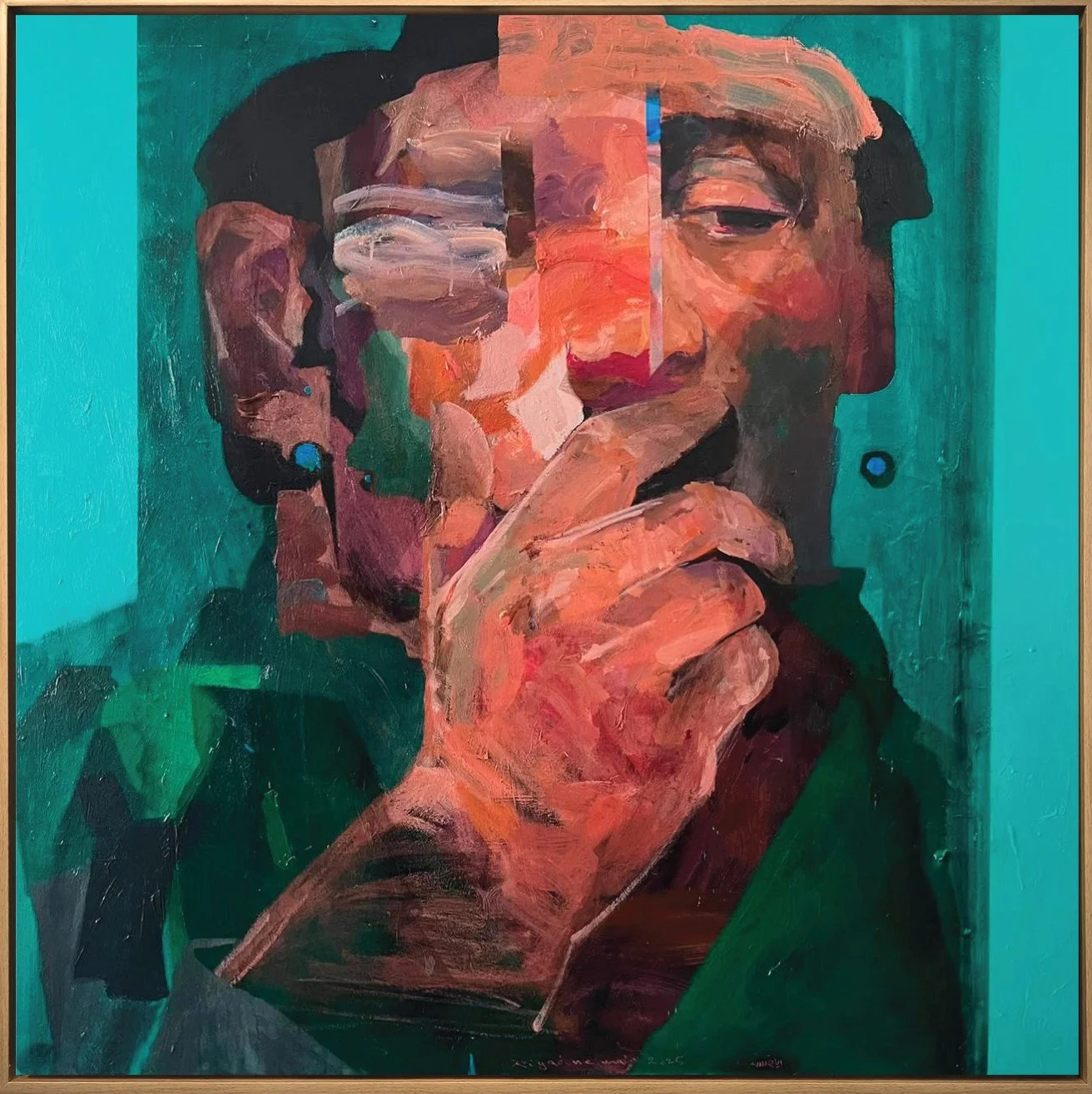 Untitled 
Acrylic on canvas  
130 x 130 cm  
2026  
Price upon Request