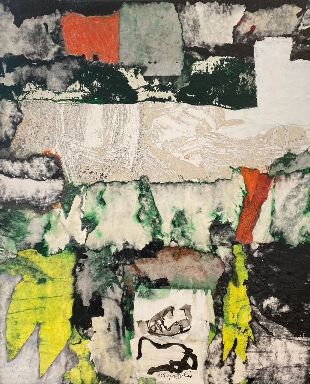 On The Verge Of Collapse 
Acrylic on canvas  
55 x 45 cm  
2025  
Price upon request 