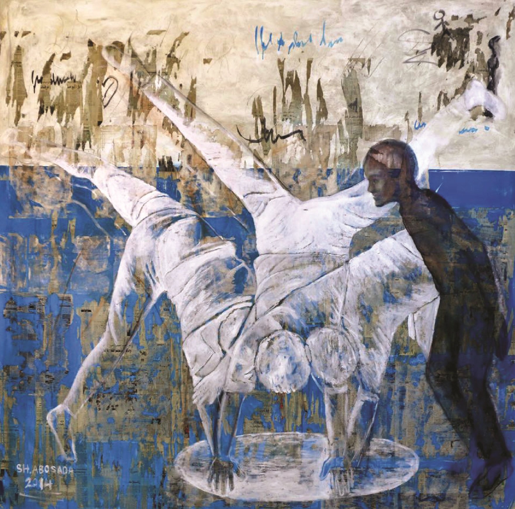 Untitled  
Mixed media on canvas  
200 x 200 cm  
Price Upon Request