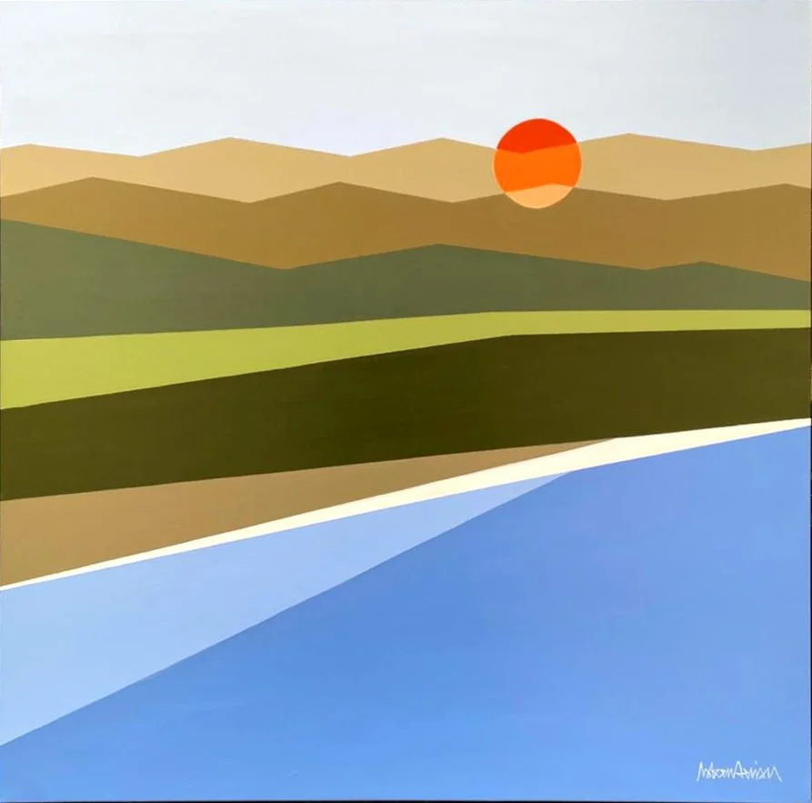 The Coast 
Acrylic on canvas 
90 x 90 cm  
2026 
SOLD