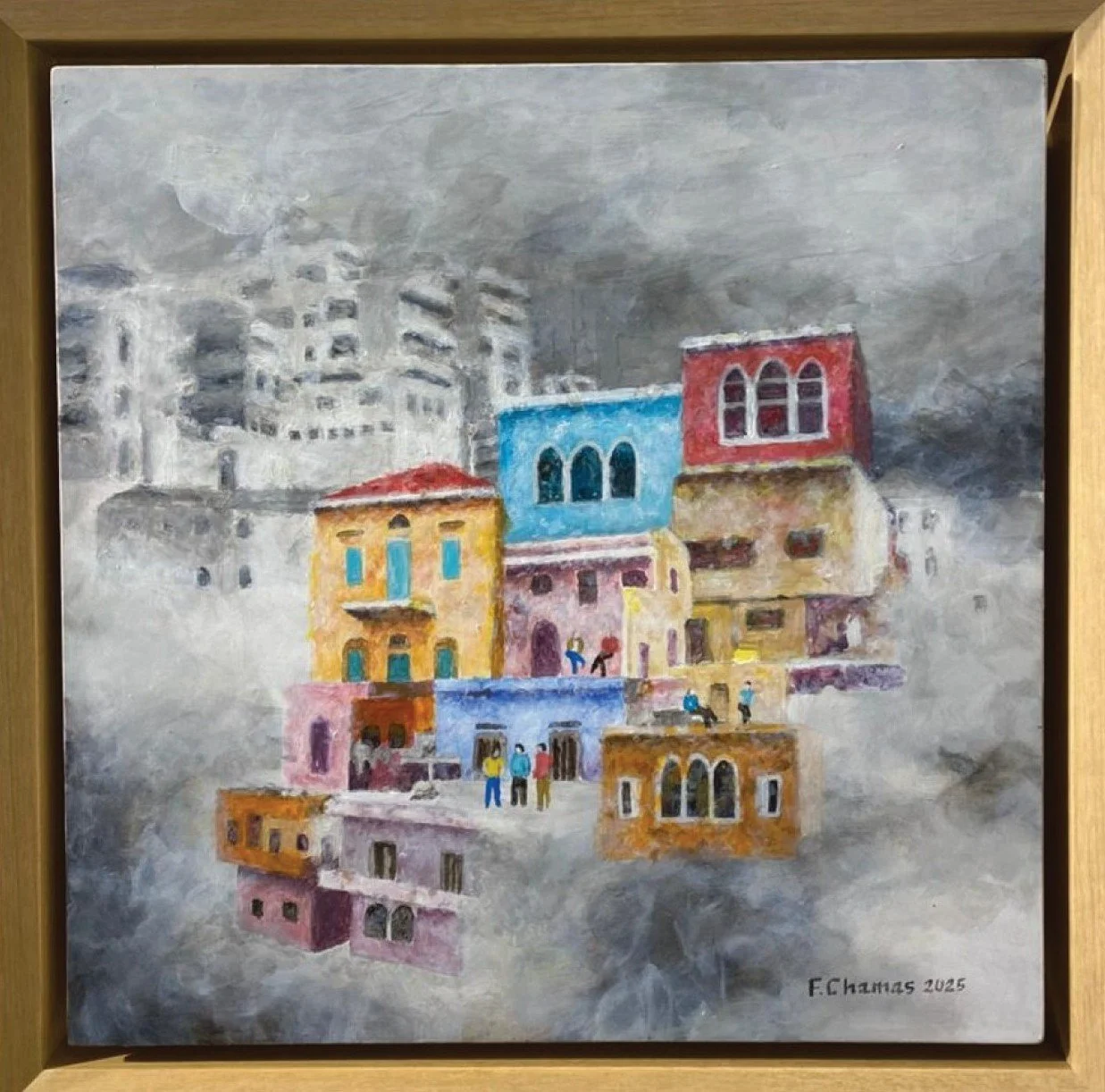 Untitled   
Acrylic on canvas  
36 x 36 cm  
2025 
Price Upon Request