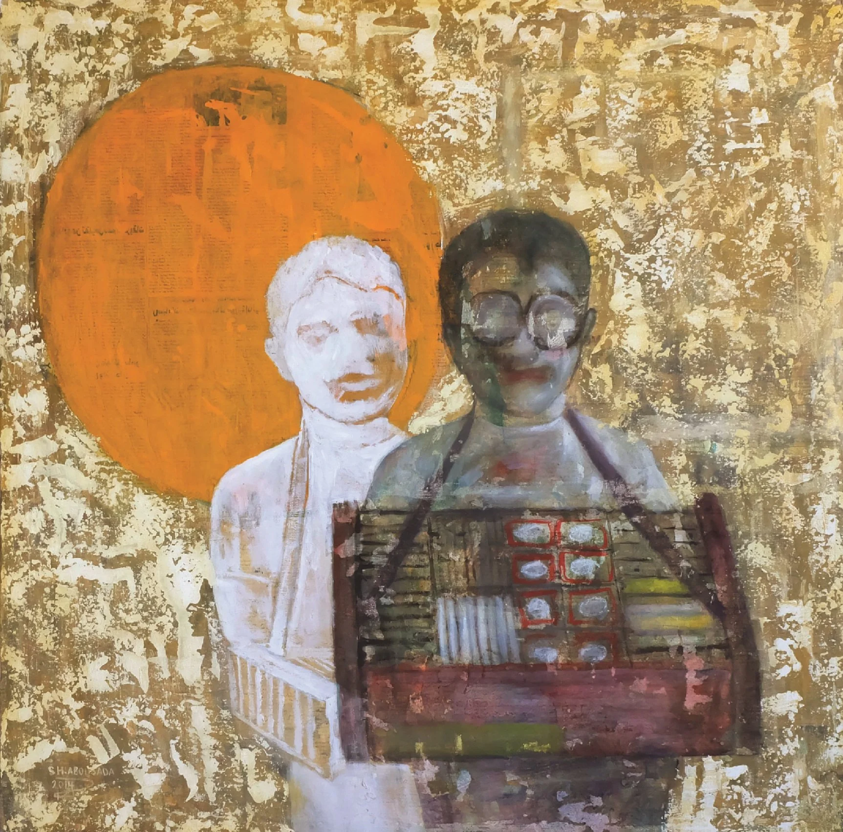 Untitled  
Mixed media on canvas  
100 x 100 cm  
Price Upon Request