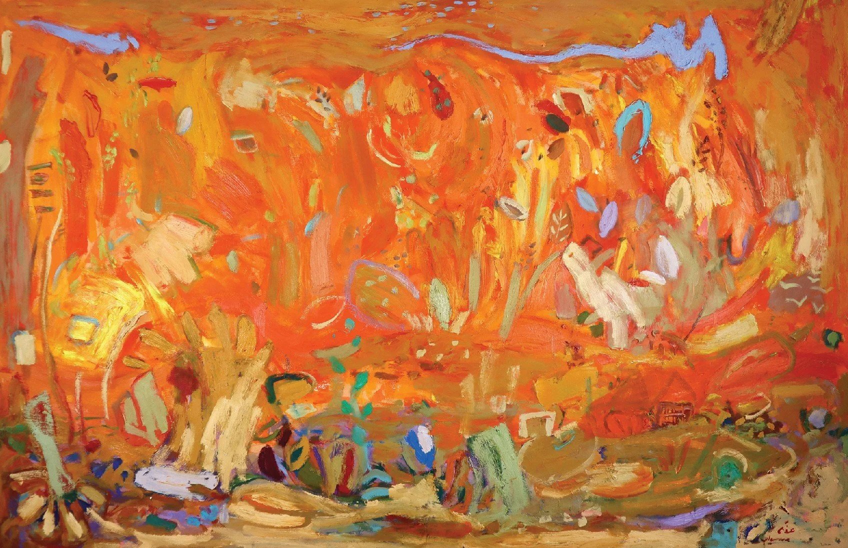 When The Earth Dreams  
Oil on canvas  
130 x 200 cm  
2025  
Price Upon Request