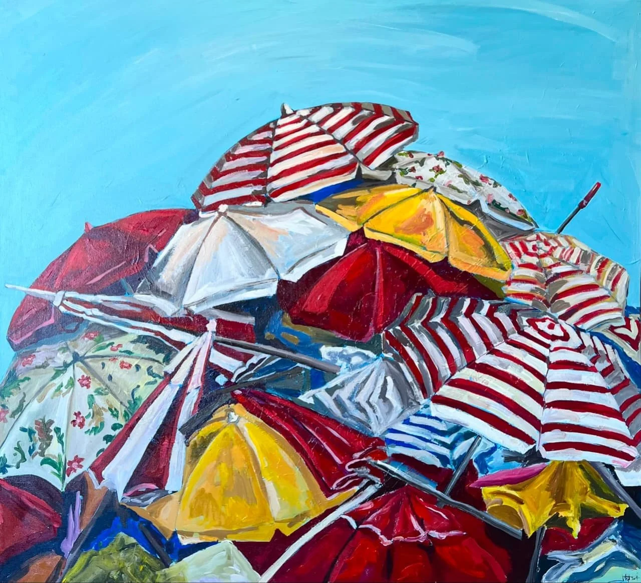 Seven PM 
Acrylic on canvas 
104 x 110 cm  
2026 
SOLD