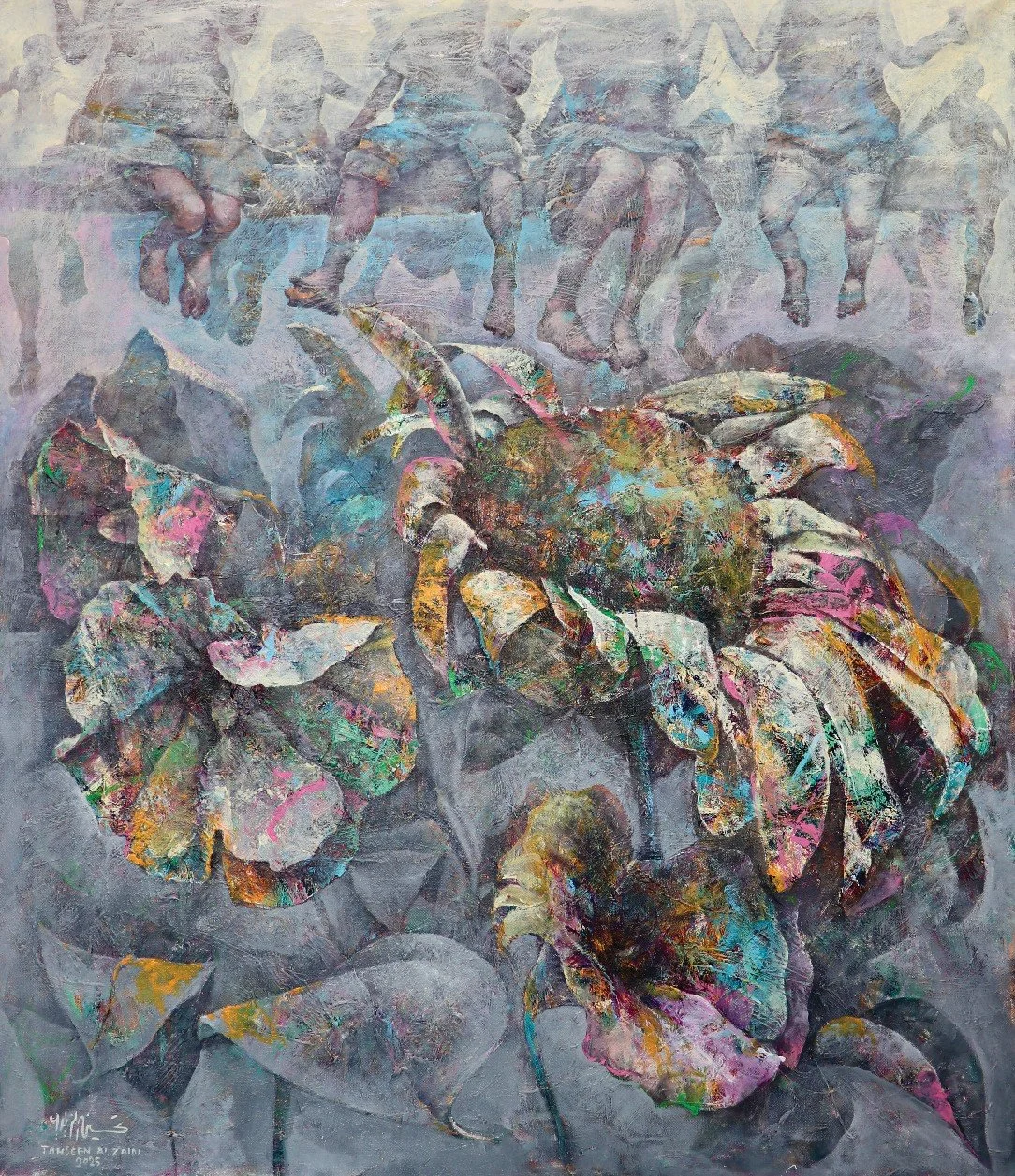 Children of Another Sky  
Acrylic on canvas  
140 x 120 cm  
2025  
Price Upon Request