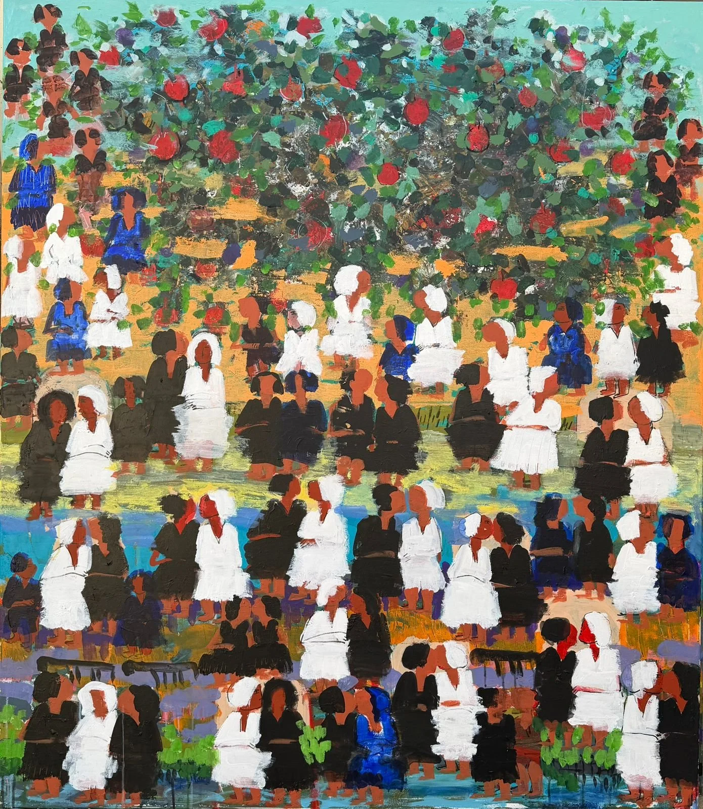 The Garden of Delights  
Oil on canvas  
150 x 130 cm  
2025  
$ 3900