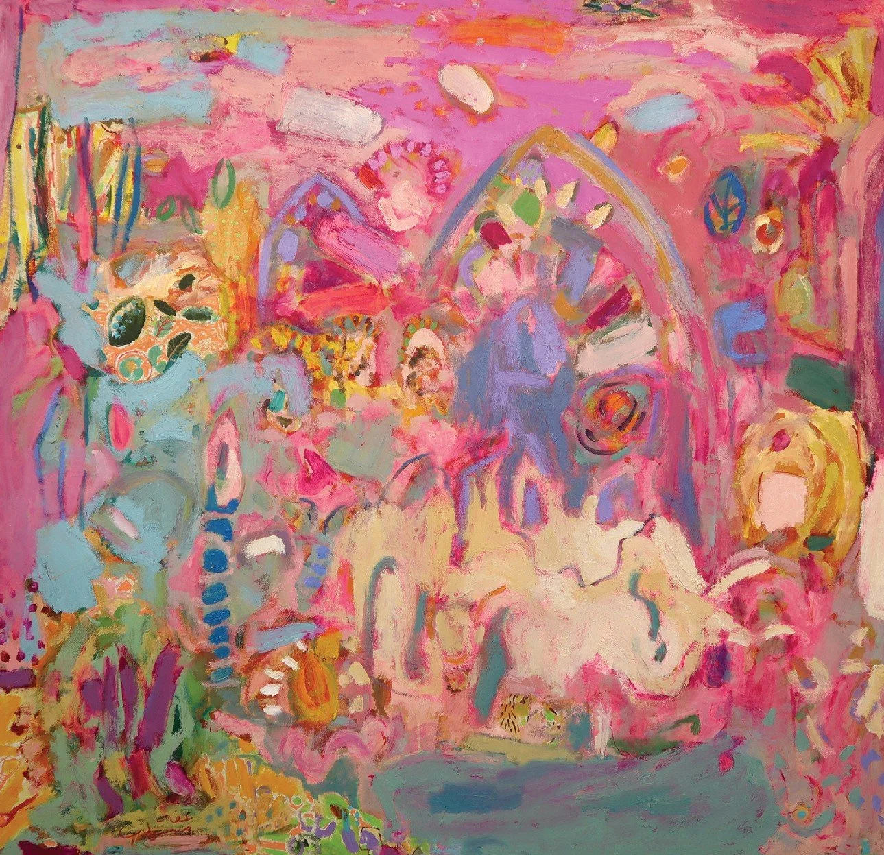 When The Earth Dreams  
Oil on canvas  
120 x 120 cm  
2025 
Price Upon Request