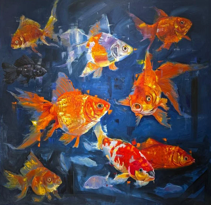 Untitled 
Acrylic on canvas  
140 x 140 cm  
$3000