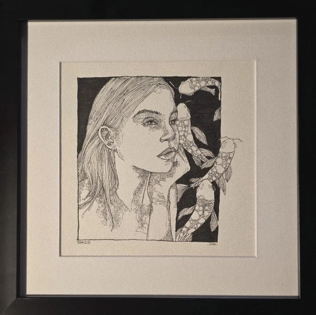 Untitled 
Chinese ink on paper  
17 x 17 cm  
2020  
$200