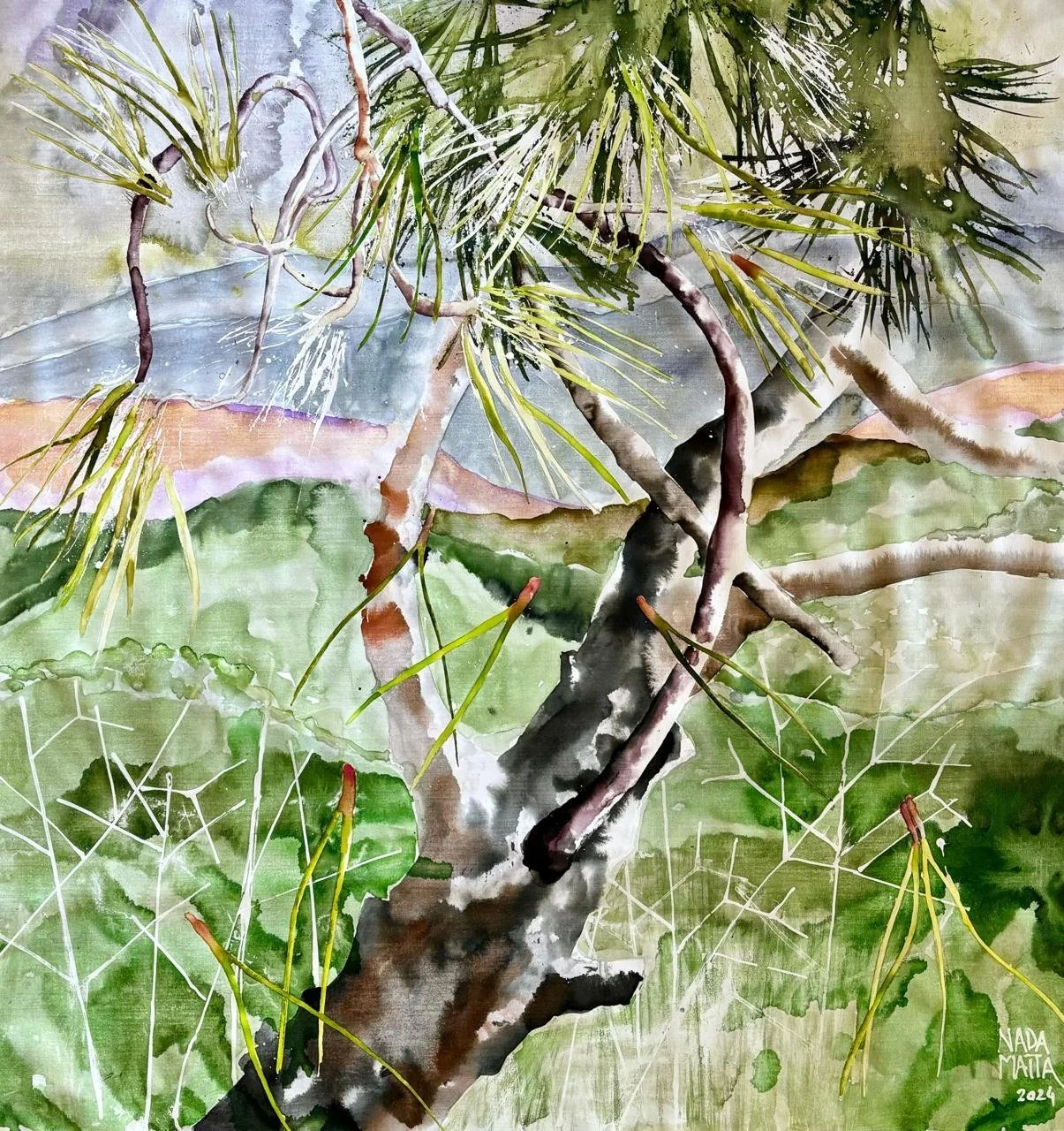 Magic Forest   
Acrylic on canvas 
145 x 140  cm  
2024 
Price Upon Request