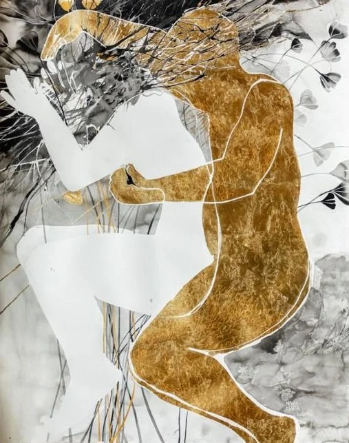 Miraculous Catch  
mixed media on paper mounted on canvas 
138 x 108cm  
2020 
Price Upon Request