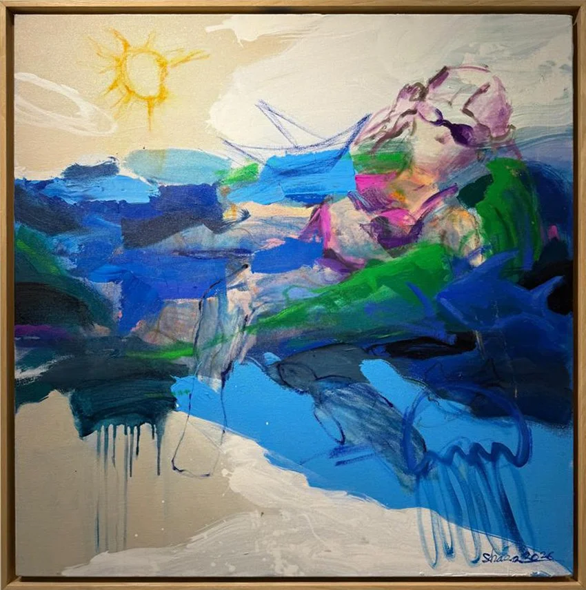 Untitled 
Acrylic on canvas  
90 x 90 cm  
2026 
$1200