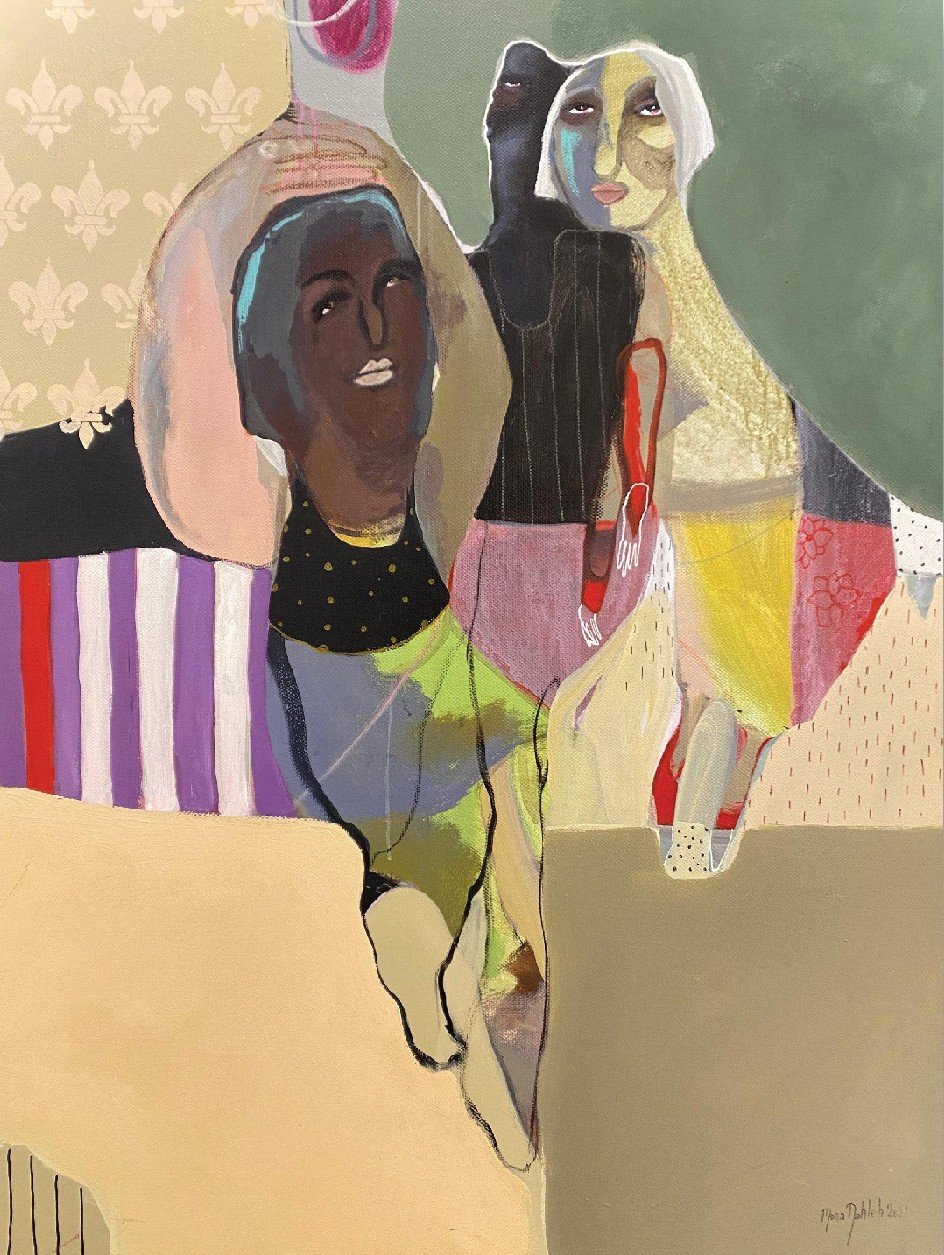 Doing Nothing 
Mixed-media on canvas 
130 x 100 cm  
2022 
Price Upon Request