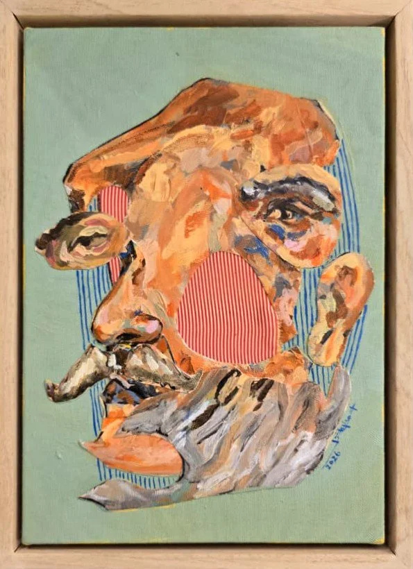 Untitled 
Mixed-media on canvas  
30 x 20 cm 
2026  
$350