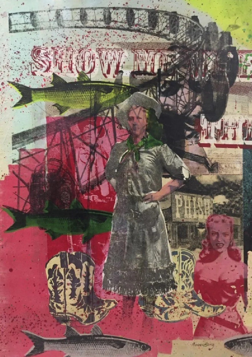 Untitled  
Mixed-media and silk-screen on canvas  
160 x 110 cm  
$ 1000