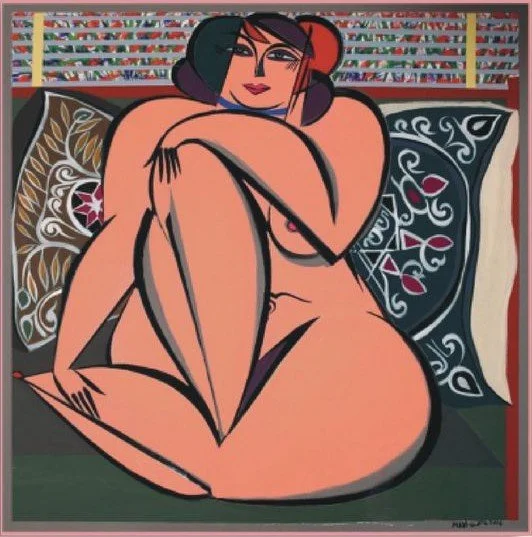 Brunette  
Giclee print on canvas  
100 x 100 cm  
Price Upon Request