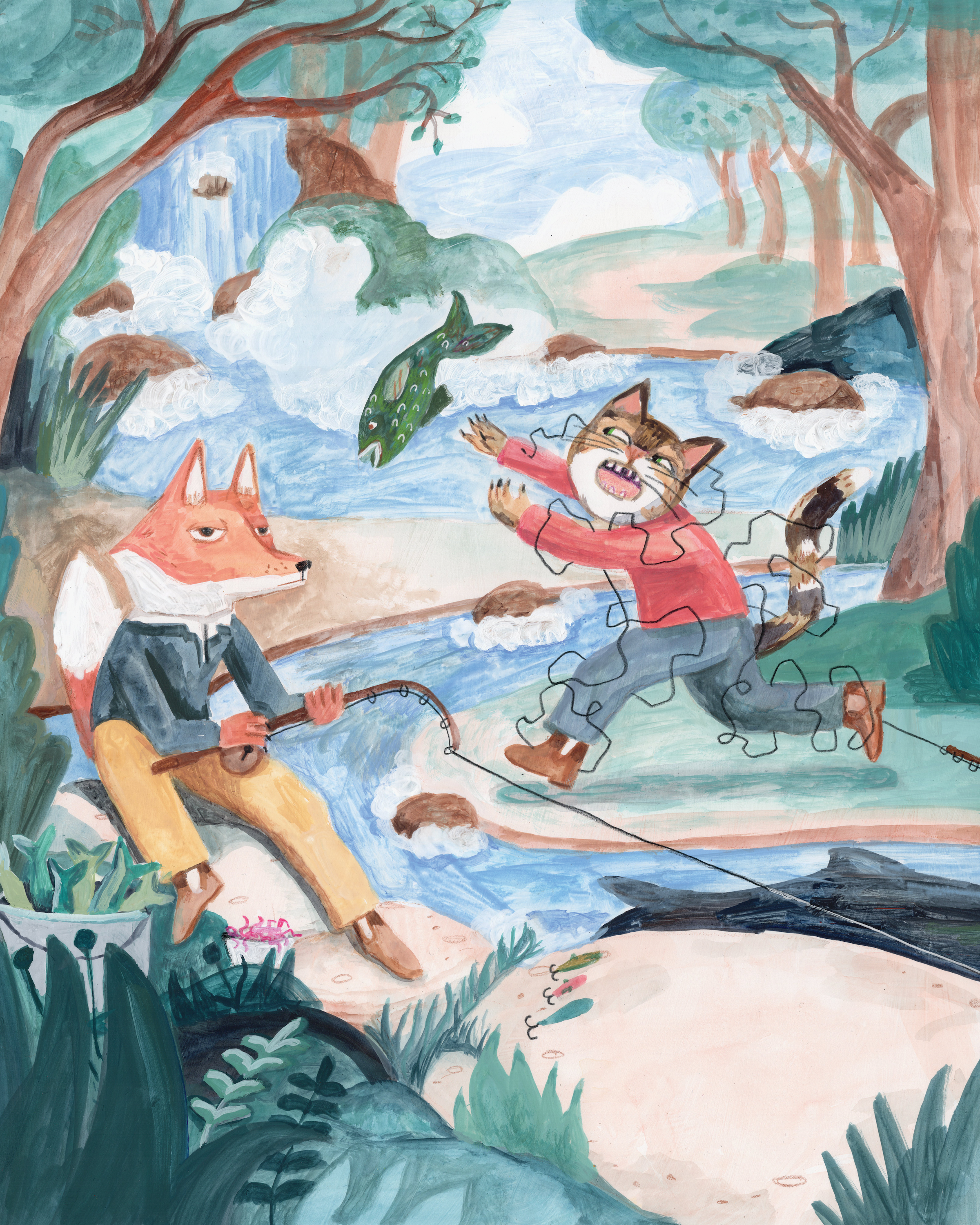 Fish Tangle (personal illustration)