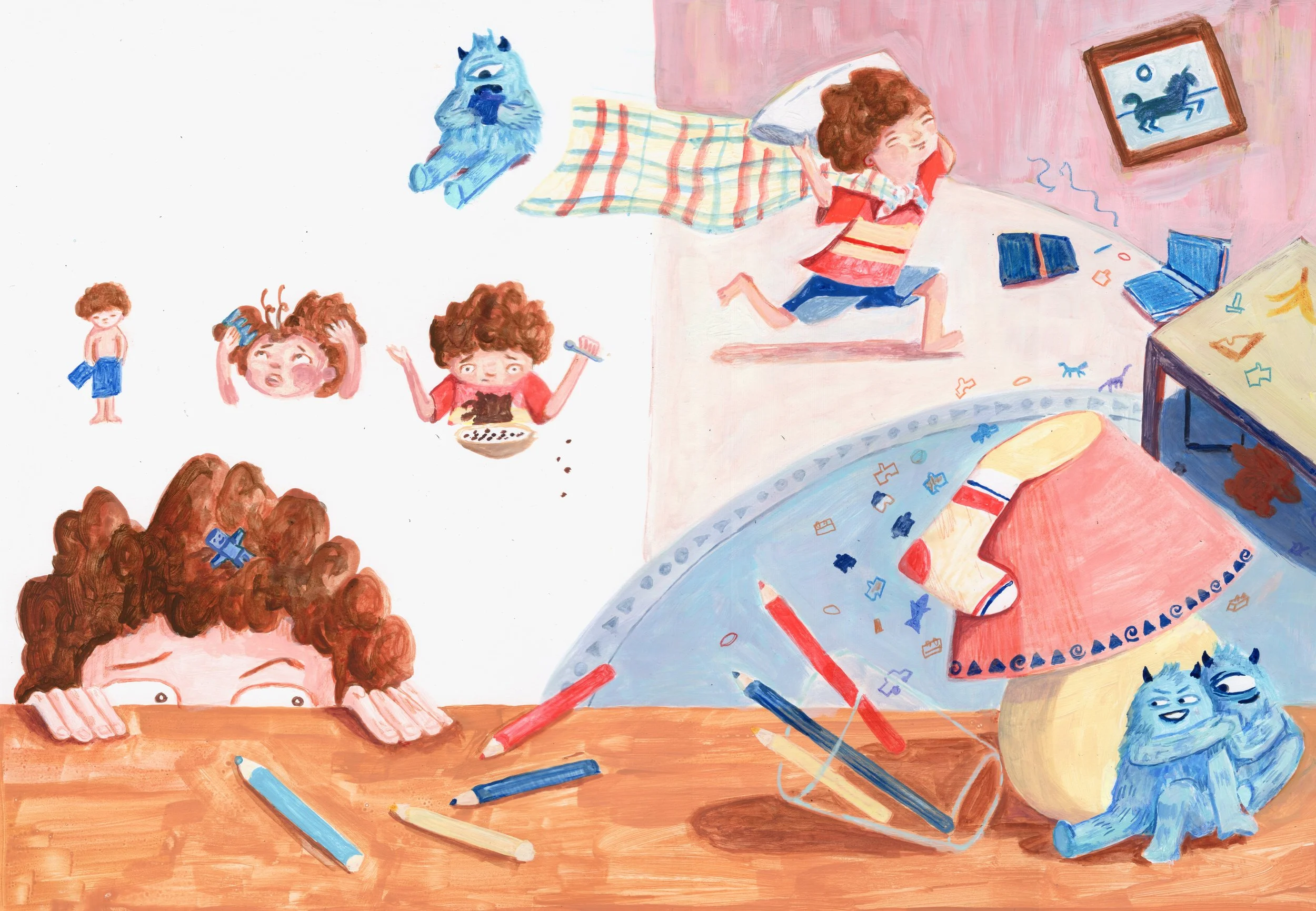 Sample art for Mess Monsters