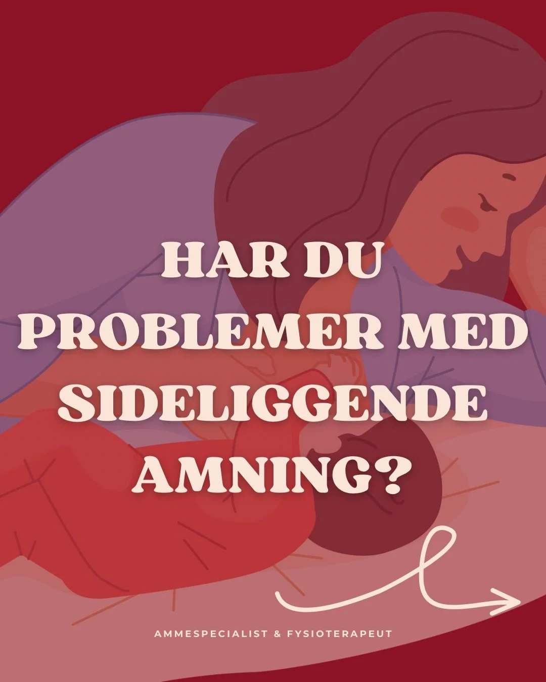 🛌 SIDELIGGENDE AMNING 🛌

Hvis du har problemer med denne ammestilling?😕

S&Aring; PR&Oslash;V DETTE TIP 💡

➡️ Baby f&aring;r hj&aelig;lp af mors arm til at komme dybere p&aring; brystet, at blive st&oslash;ttet langs hele kroppen og det kan ogs&a