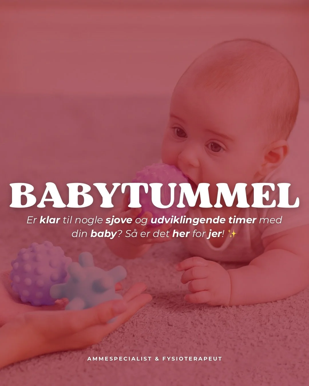 BABYTUMMEL 🤩 

N&oslash;j hvor har jeg gl&aelig;der mig til at tilbyde dette forl&oslash;b til jer 🤸🏼&zwj;♀️

Opstart onsdag d 29. april i Aalborg
📍 Shape Studio &ndash; HeatClub

To hold:
👶 6&ndash;10 mdr kl. 9.00&ndash;9.45
👶 2&ndash;5 mdr kl