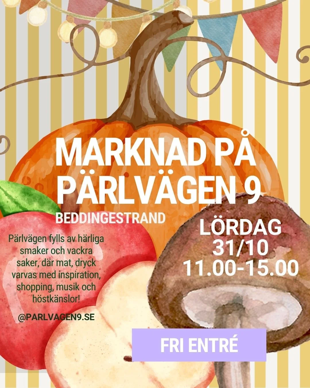 HÖSTMARKNAD på pärlvägen