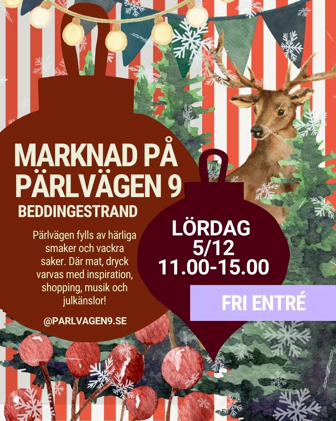 Julmys på Pärlvägen 
