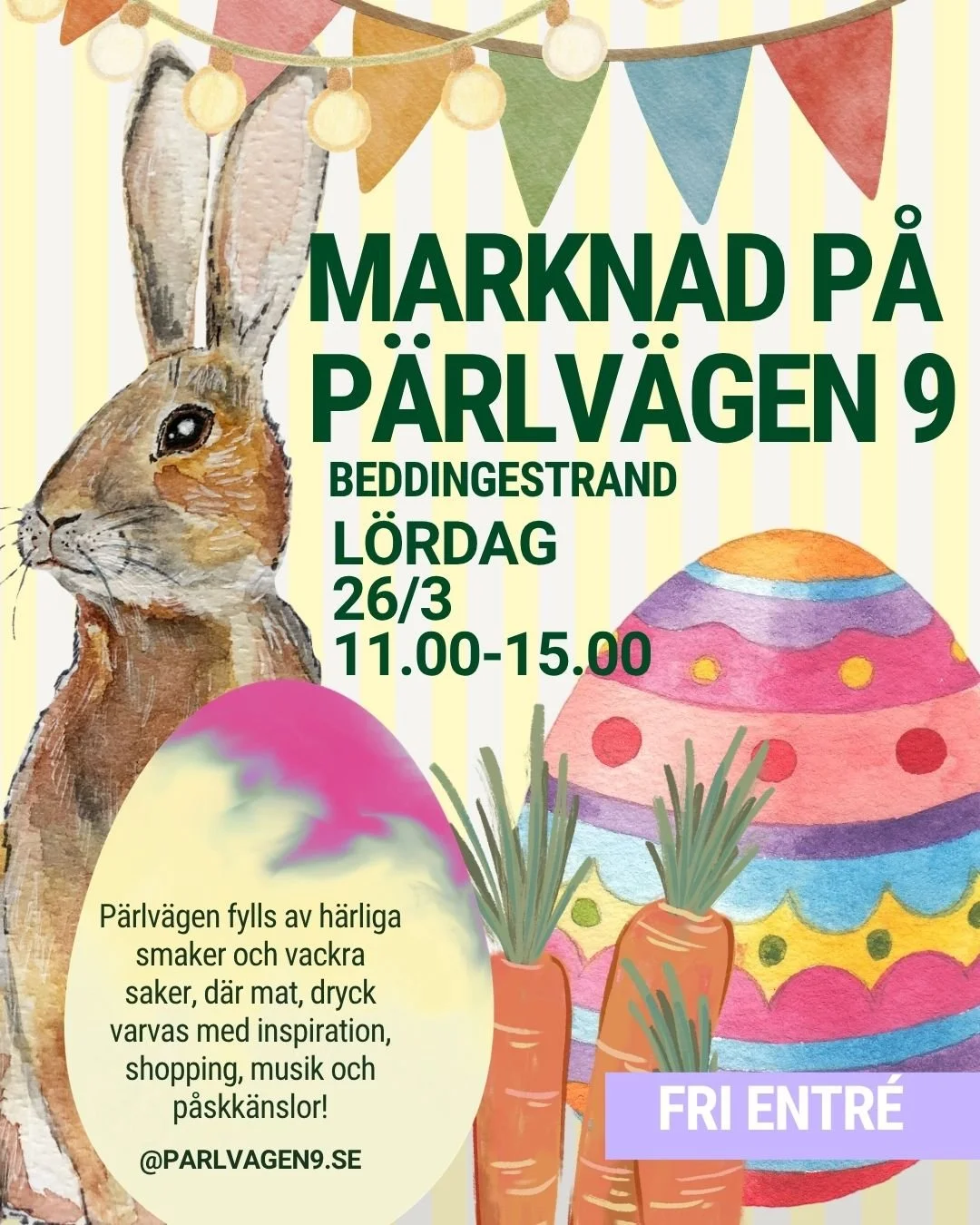 PÅSKMARKNAD PÅ PÄRLVÄGEN 