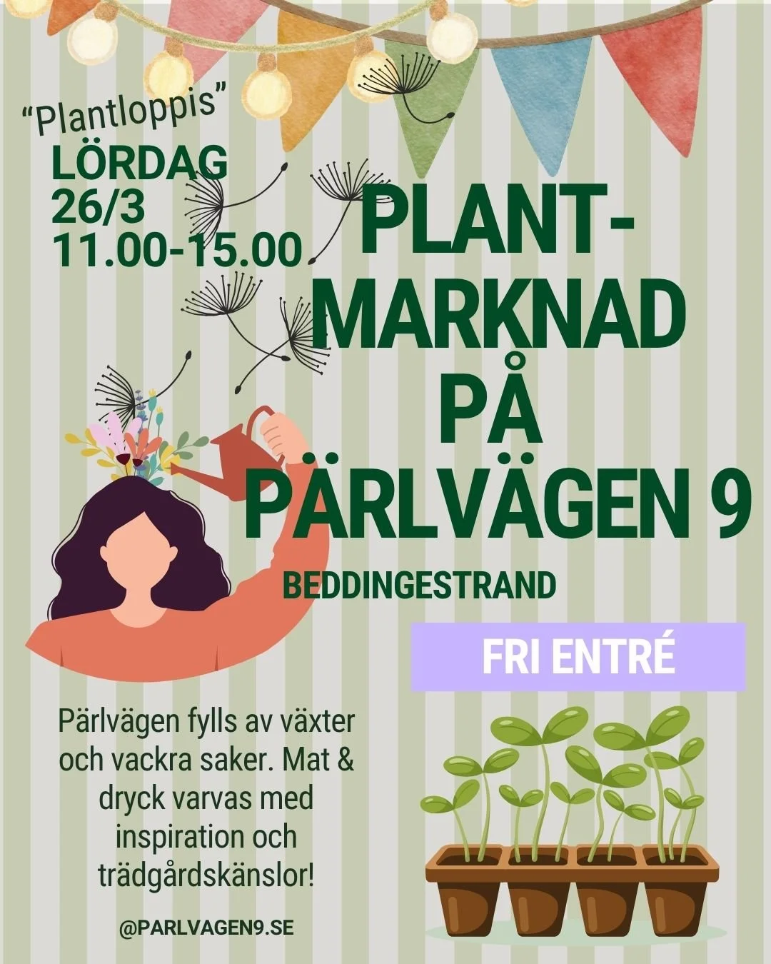 PLANTLOPPIS PÅ PÄRLVÄGEN -