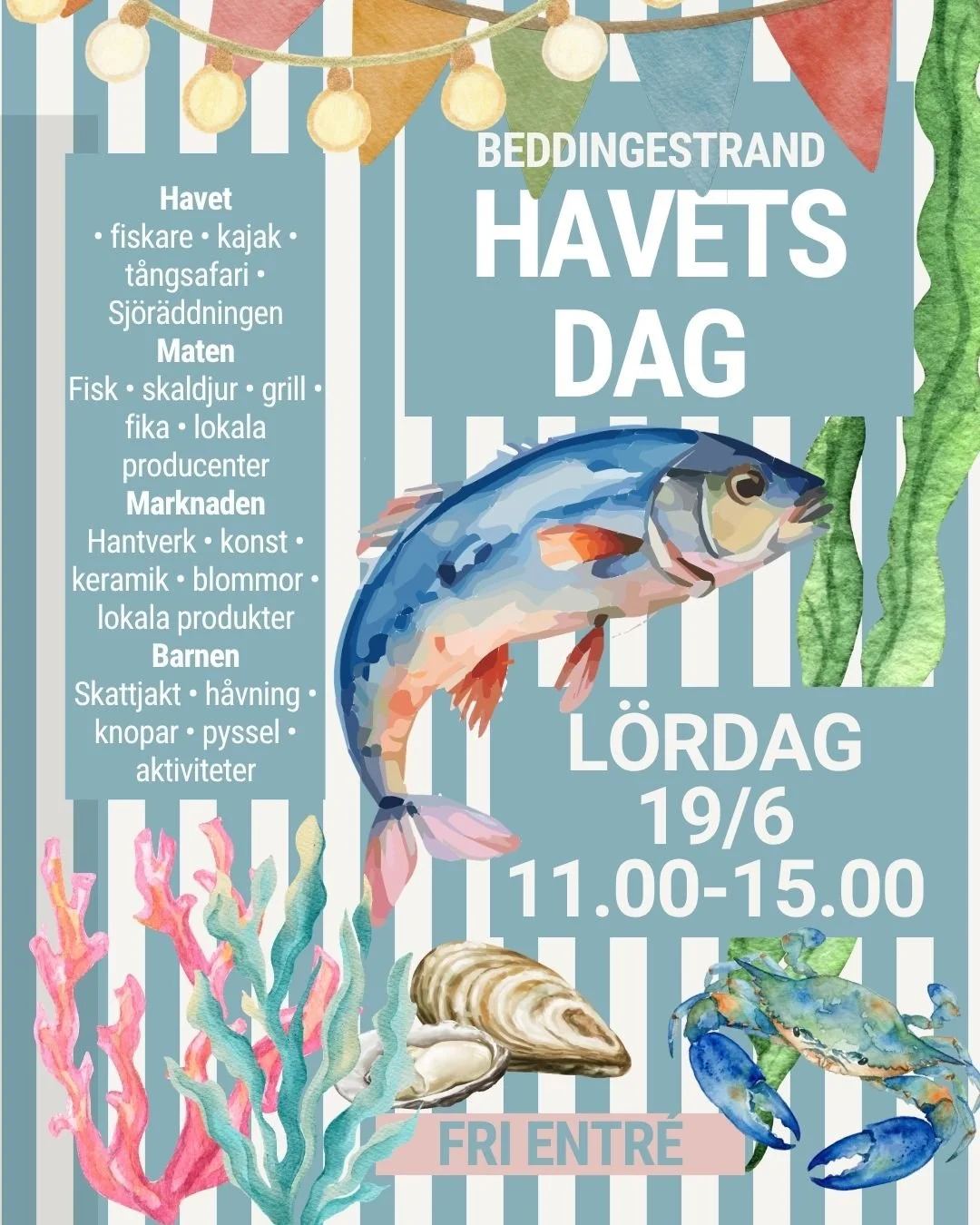 HAVETS DAG VID BEDDINGEBRYGGAN