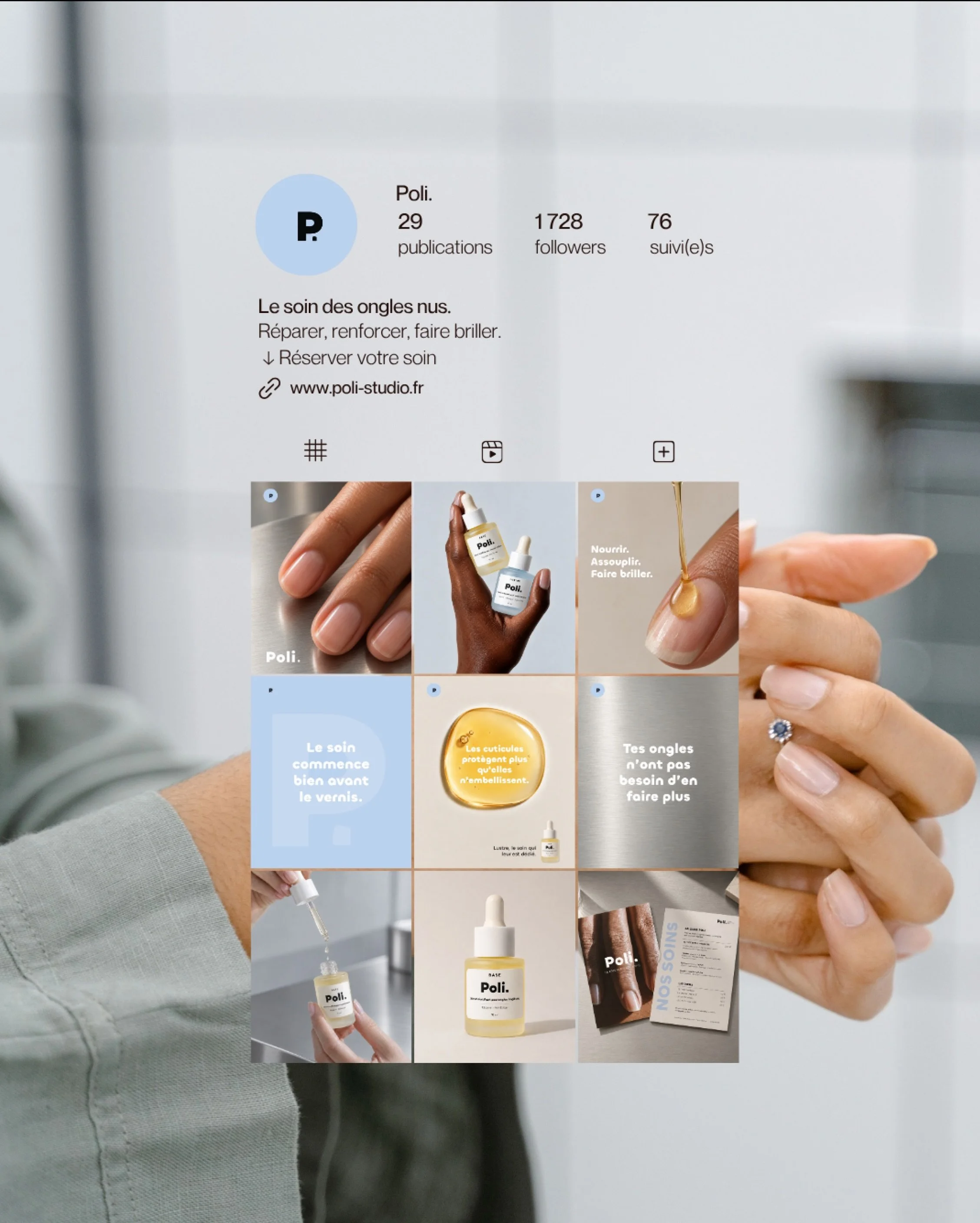 Dernier chapitre : le digital. Poli. du feed jusqu&rsquo;au site web.
Projet boucl&eacute;. ✓