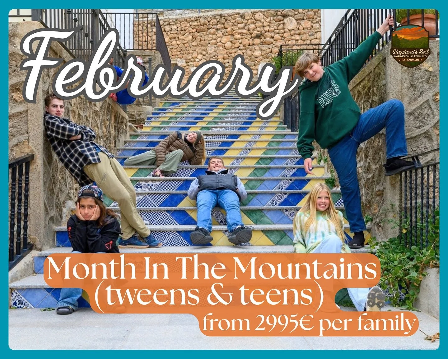There is a &euro;300 early bird discount on these two Month In The Mountains event in 2026 - Get in touch to grab this offer and book your space by October 31st. 

#worldschooling #worldschoolfamily #homeeducation #learningeverywhere #unschoolinglife