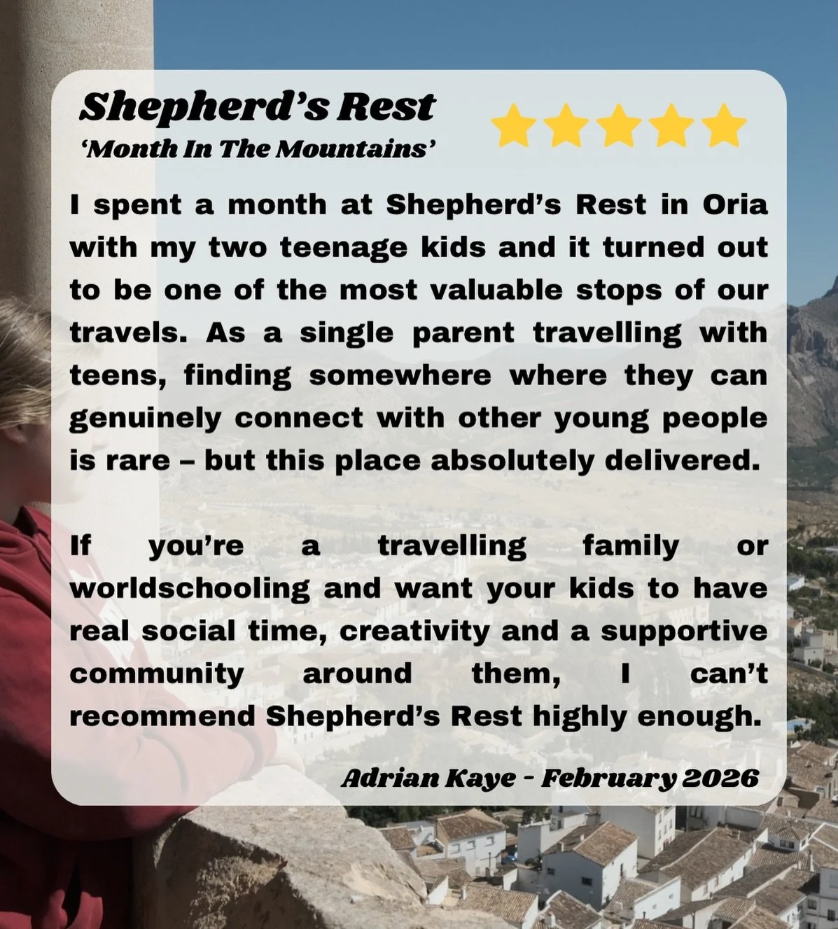 Review by Adrian Kaye - Month In The Mountains / February 2026