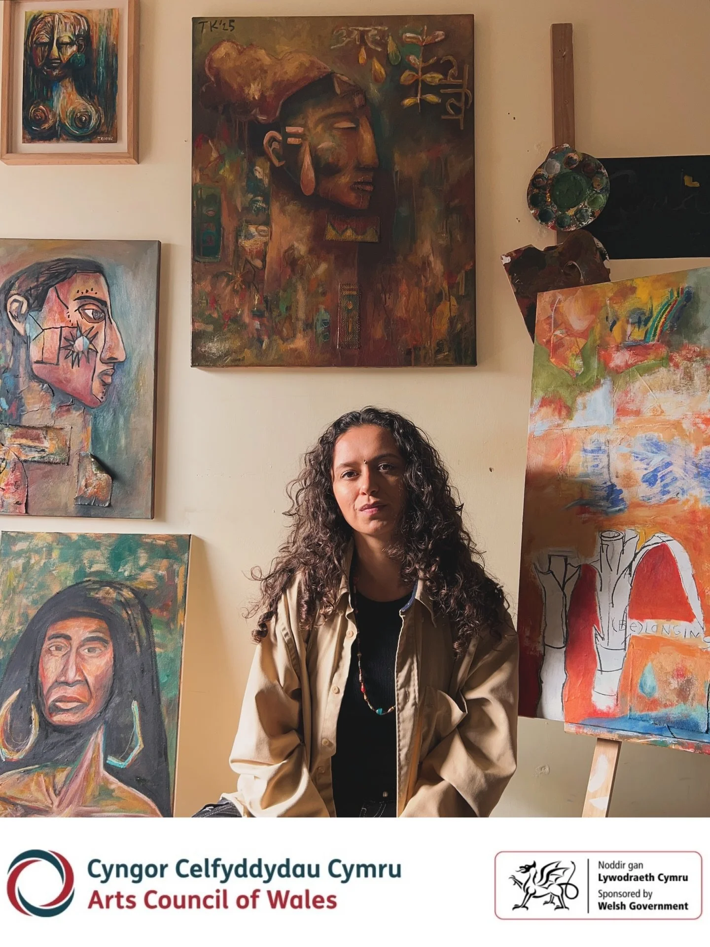 So grateful to have been awarded funding from Arts Council Wales (@celfcymruarts) through Creative Steps.

This is gifting me with the time and resources to put into my work and fully commit to evolving my practice. Much more research, painting and f