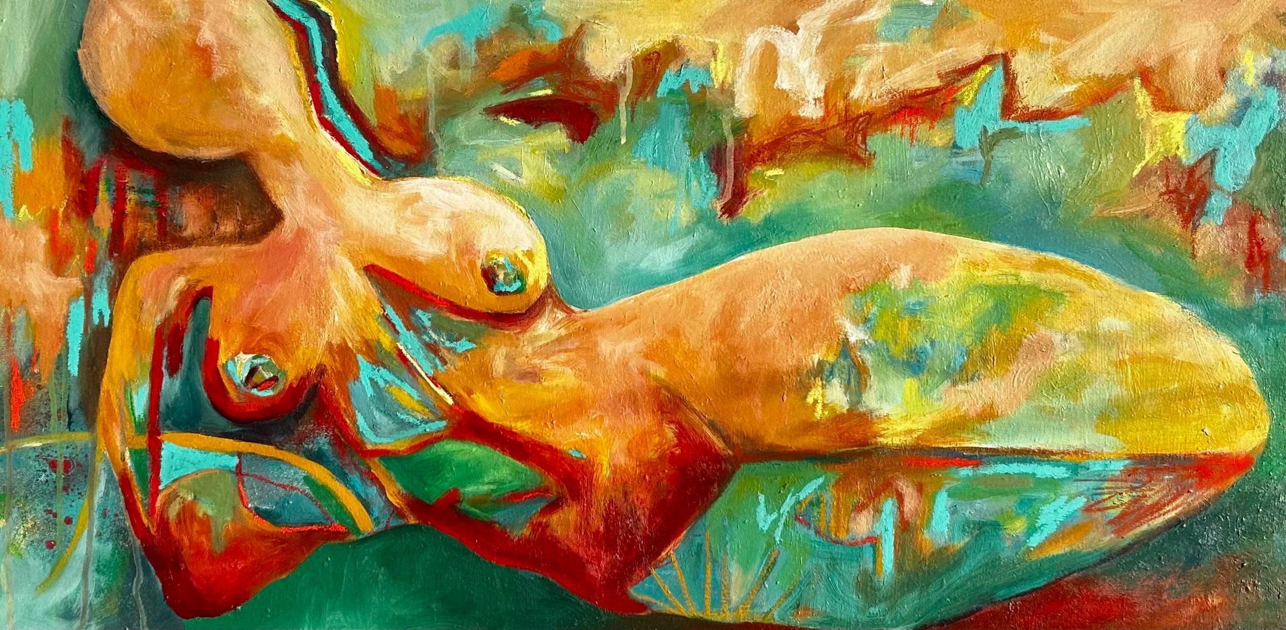 ‘She is Made of Earth and Water’ Painting