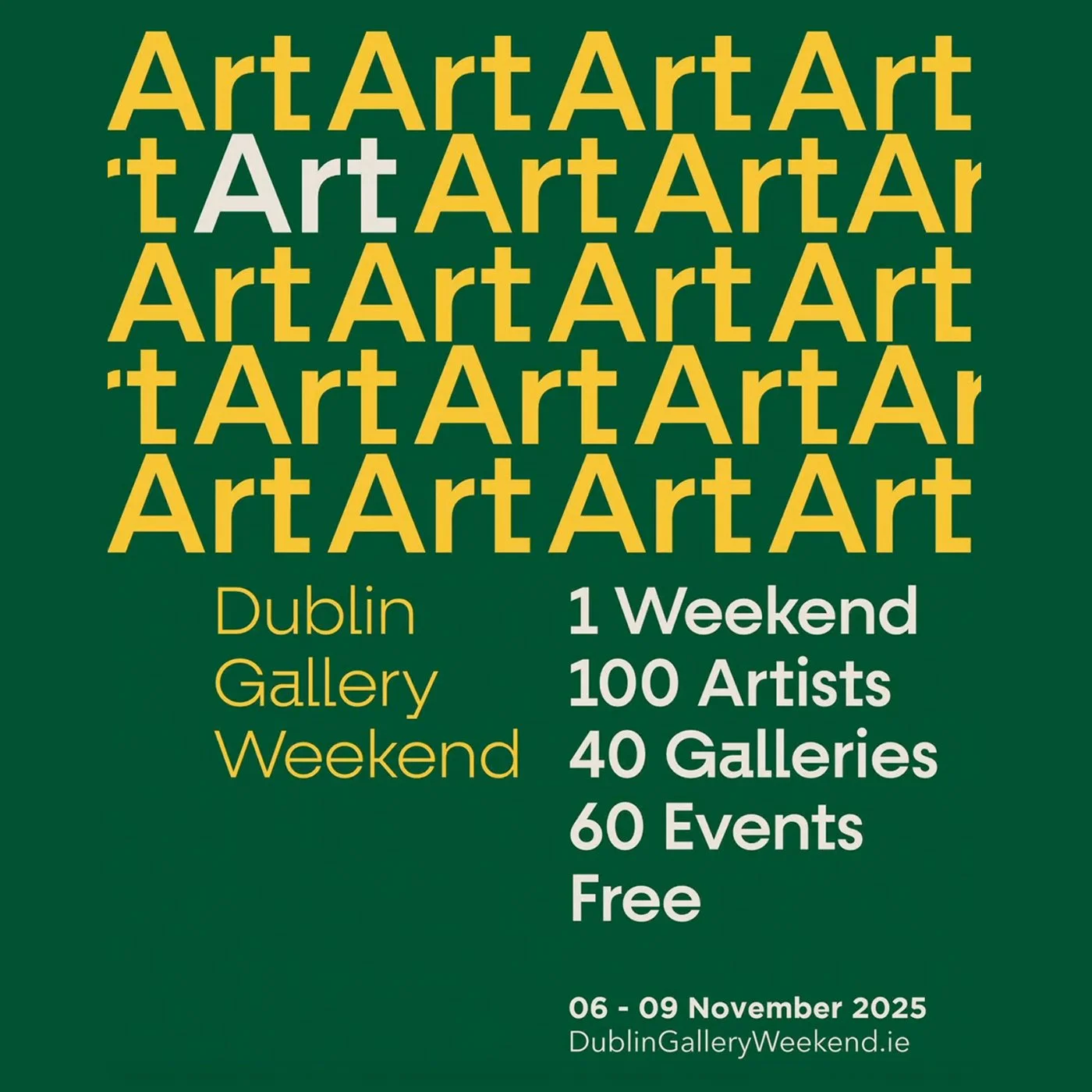 Dublin Gallery Weekend 2026