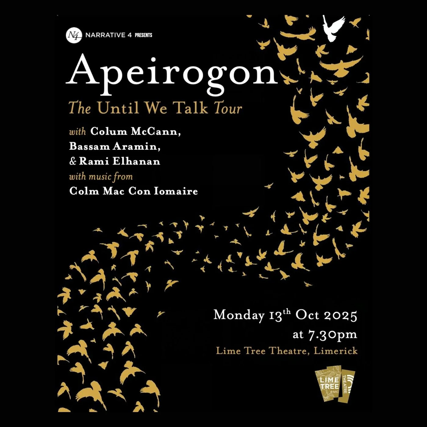 Apeirogon: The Until We Talk Tour