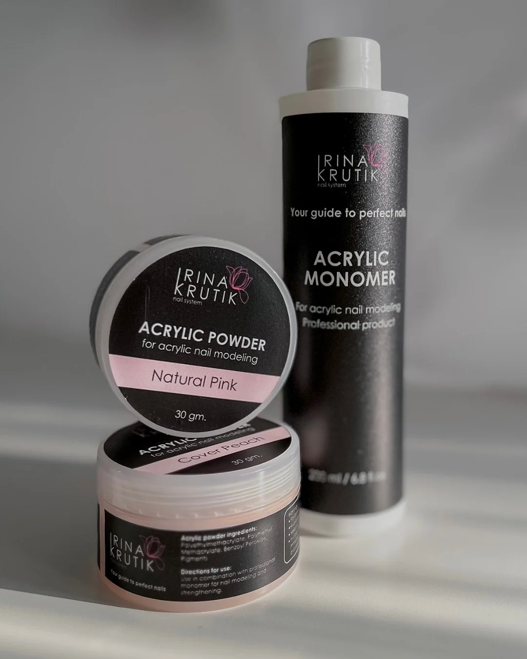 MMA doesn&rsquo;t belong in acrylic! And it won&rsquo;t be here! Irina Krutik is launching her own signature #acrylic system🙌

Irina created this line following her professional philosophy: #control, #safety, #aesthetics, and predictable results.

T