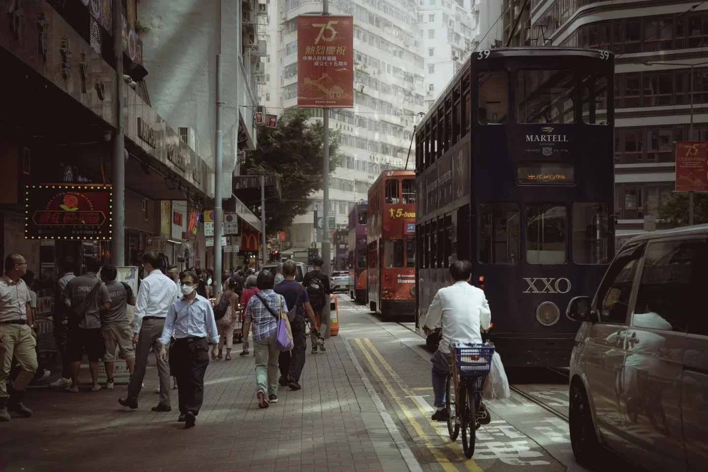 Hong Kong, in transit.
.
.
.
.
#photography #streetphotography #artforinteriors #hongkong #tram