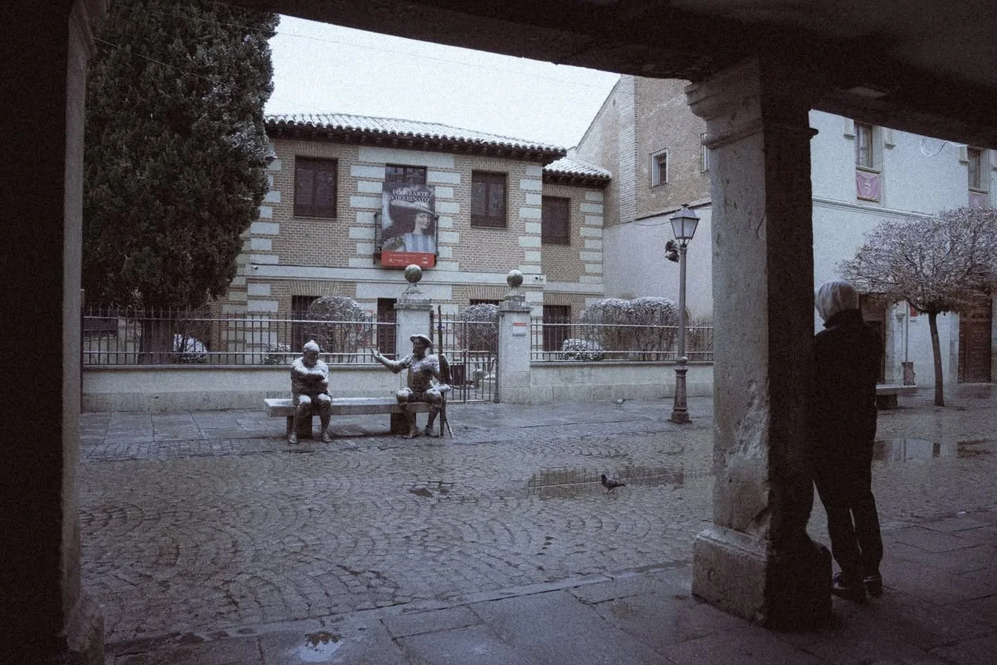 I couldn't resist the temptation to grab my camera and escape to Alcal&aacute; to relive another unforgettable moment. Even though it only lasted a few hours and snowed very little this time, it was more than enough. The second snowfall I've witnesse