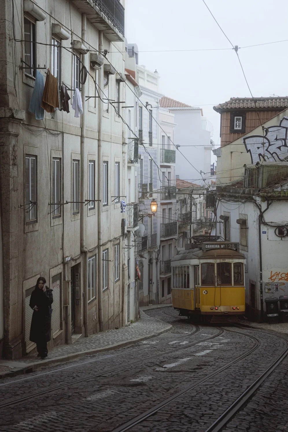 Lisbon Tram in Alfama