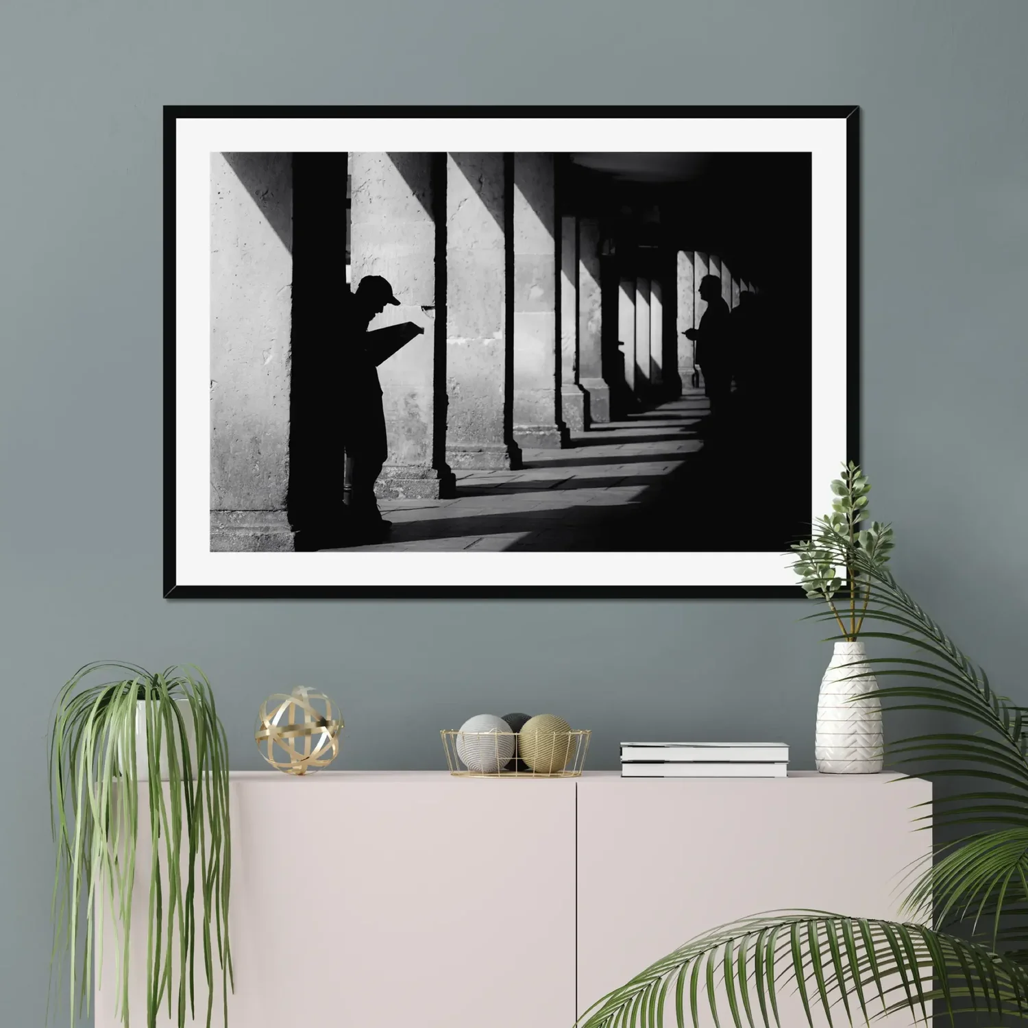 Shadow Study, black and white photograph, Madrid, ES