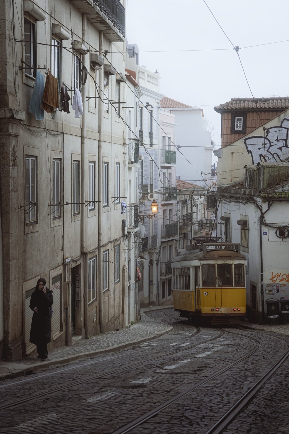 Lisbon Tram in Alfama