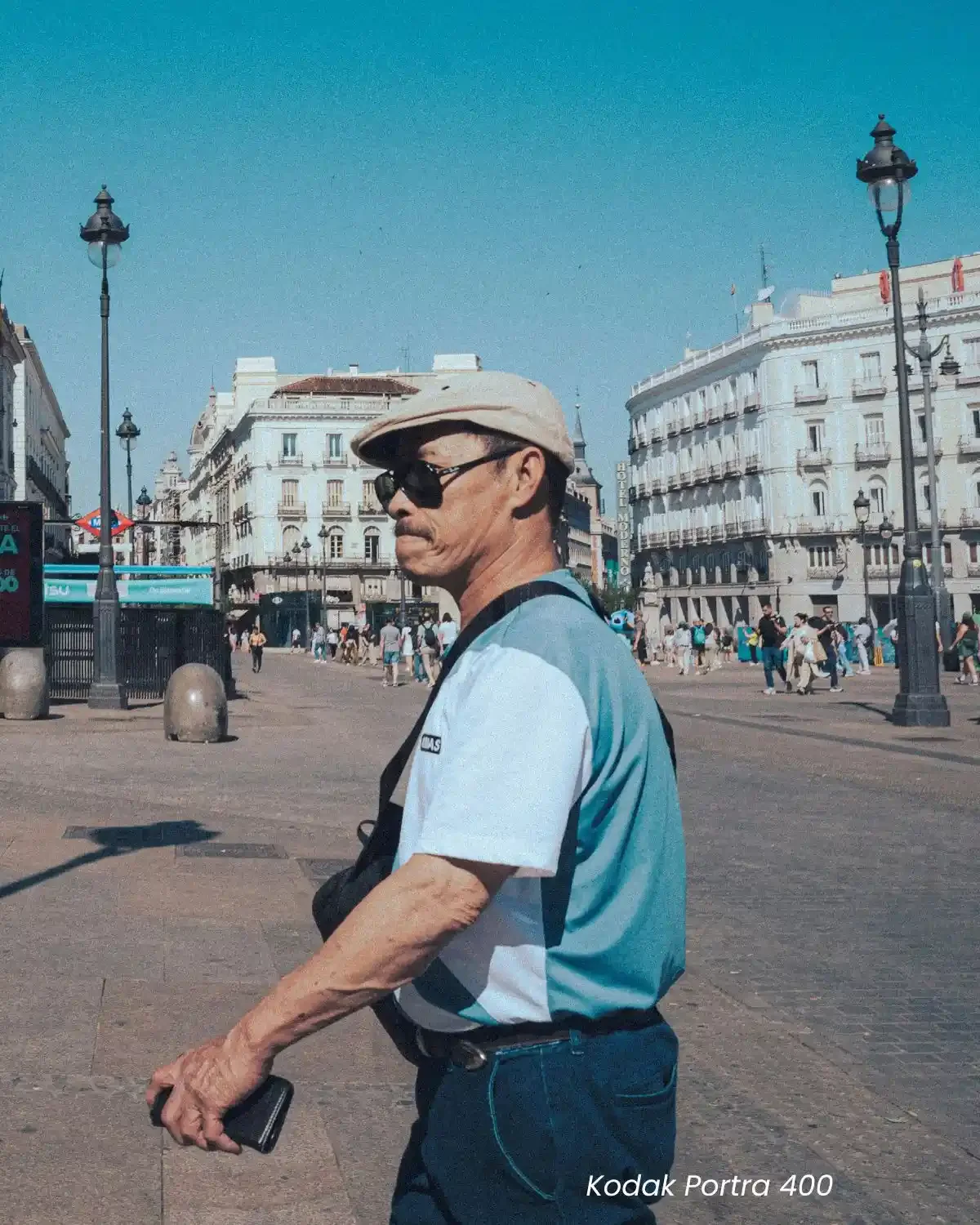 Kodak film presets for Lightroom, Kodak Ektar 100 street photography look, Kodak Vision3 500T cinematic night preset, professional Kodak Pro 100 film emulation, analogue urban wall art style presets.