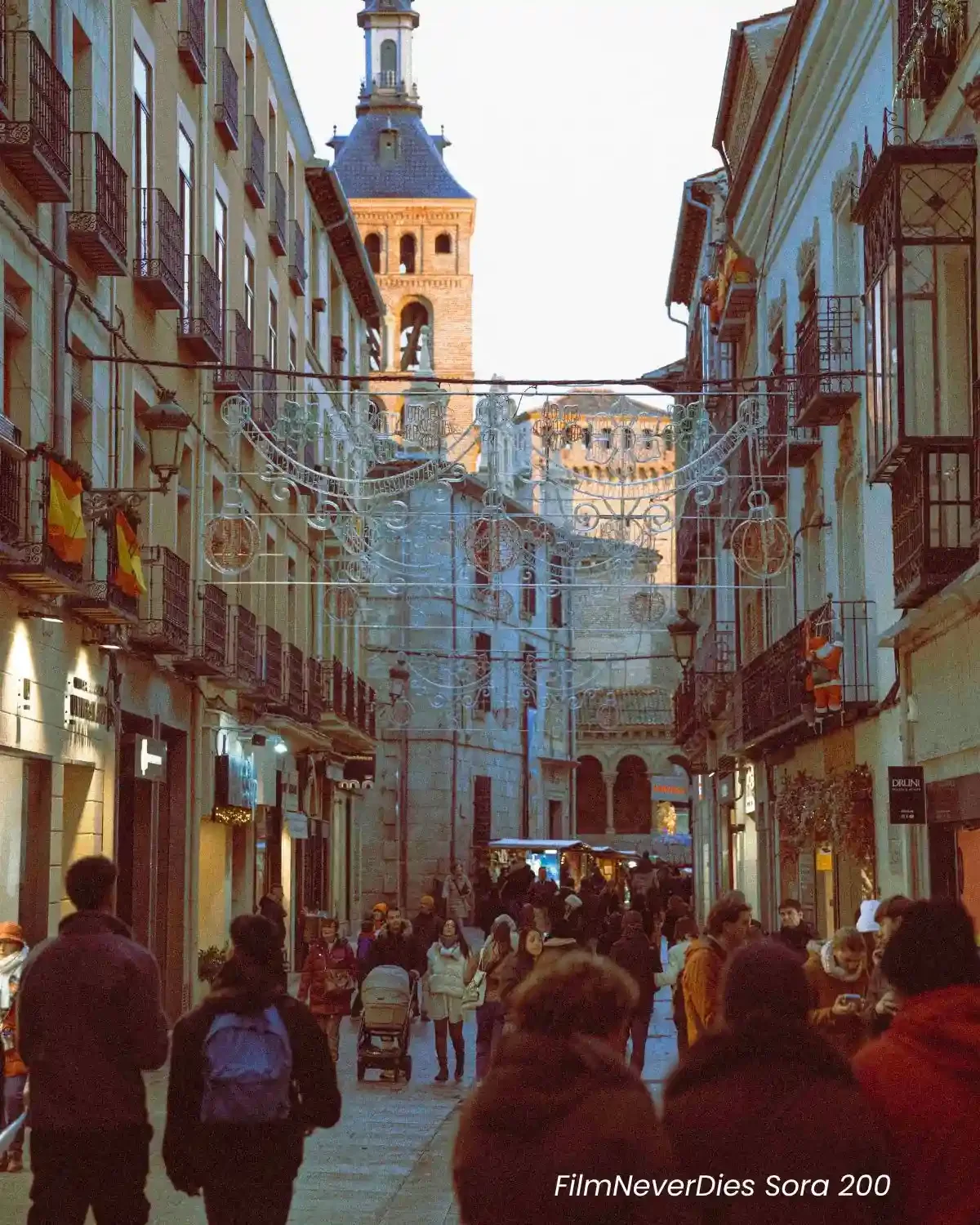 Comparison of Reflx Lab 800T and FilmNeverDies Suibo 500T film look presets on night street photography.