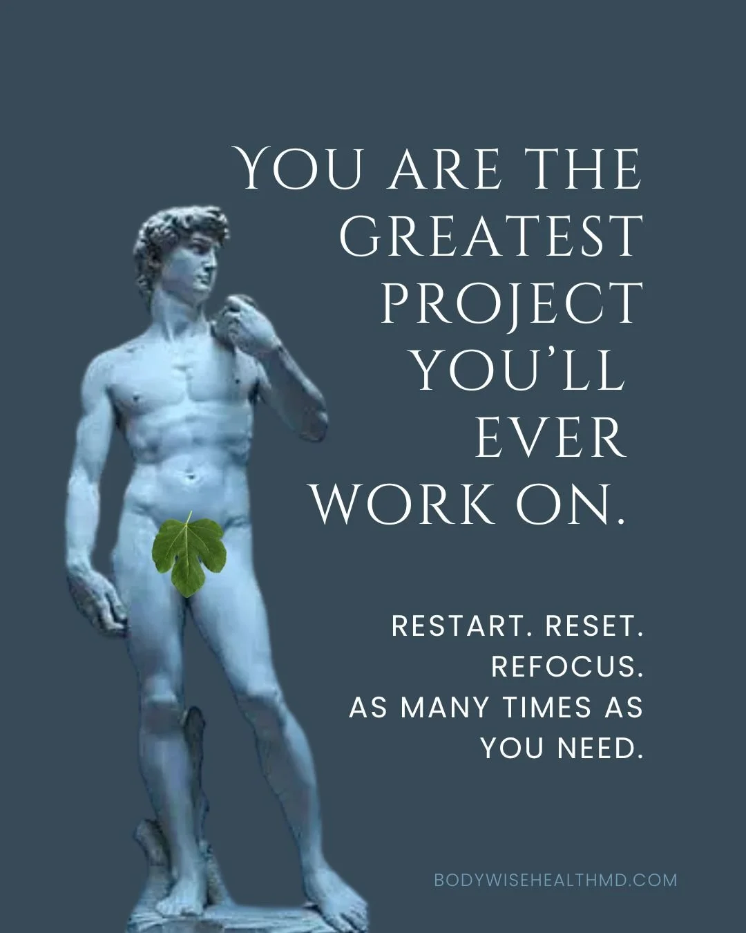 Sometimes we face what seem to be insurmountable obstacles.

The slab of marble that Michelangelo carved David was deemed unusable by two other artists and sat for 35 years before Michelangelo carved this masterpiece from it at just 26 years old. 

M