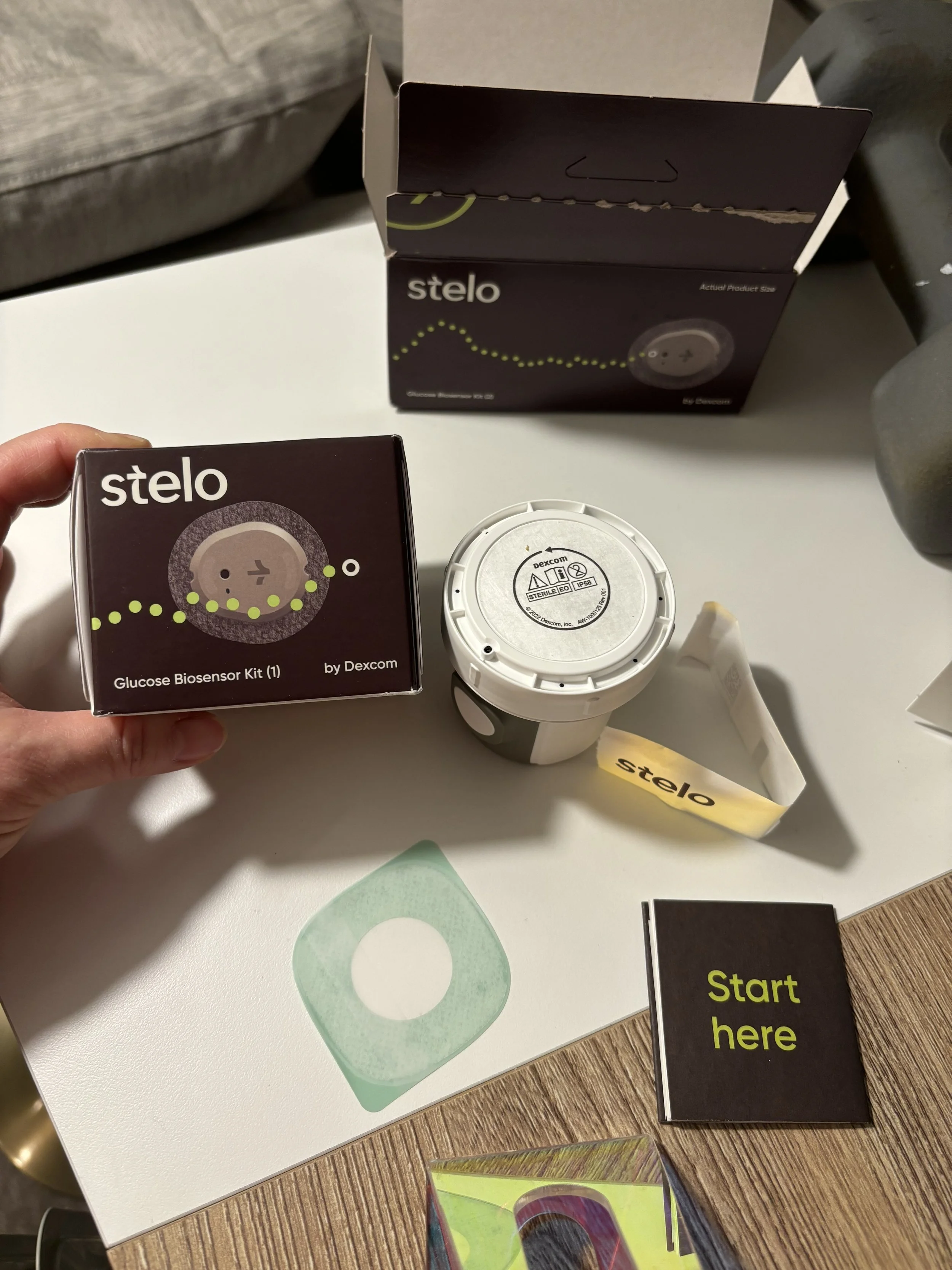 continuous glucometer; Stelo brand CGM