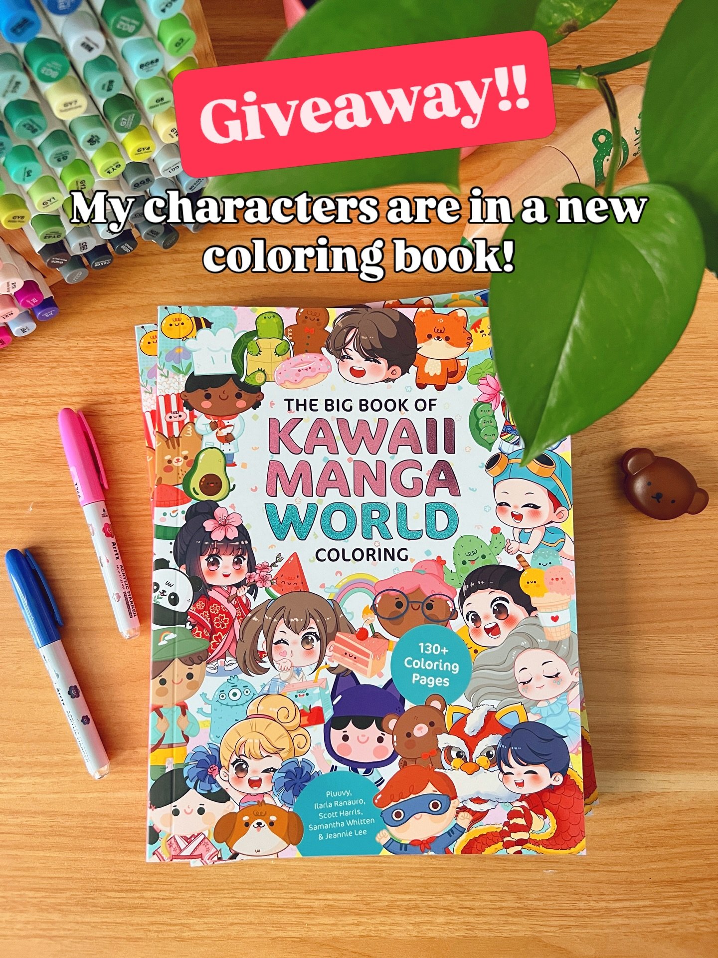 Hey friends! I'm so happy to share that many of my illustrations have been featured in this amazing new coloring book and to celebrate the release, I'm giving away one copy to two lucky winners! 🎉

Here's how to enter:
⭐ Like and reshare this post
?
