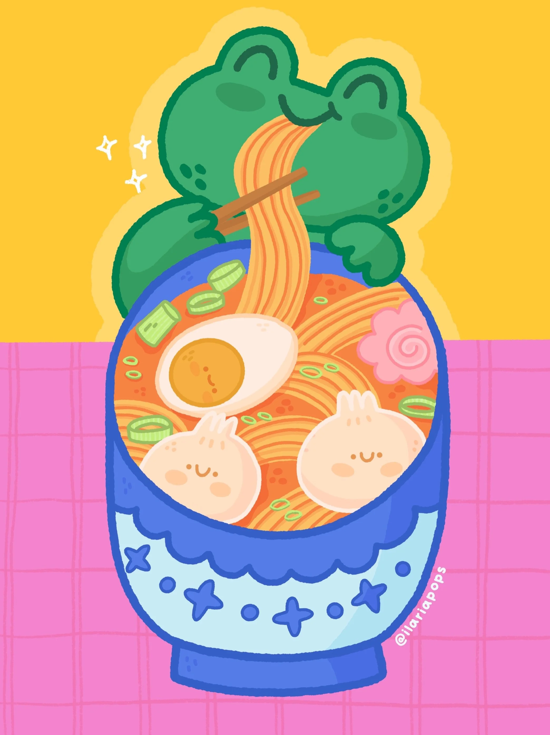 New illustration! I made this one casually while testing out some new acrylic markers and ended up making a digital version too. 

Swipe through the carousel for the original, a few close-ups, and the timelapse. Made on Procreate with my trusty old i