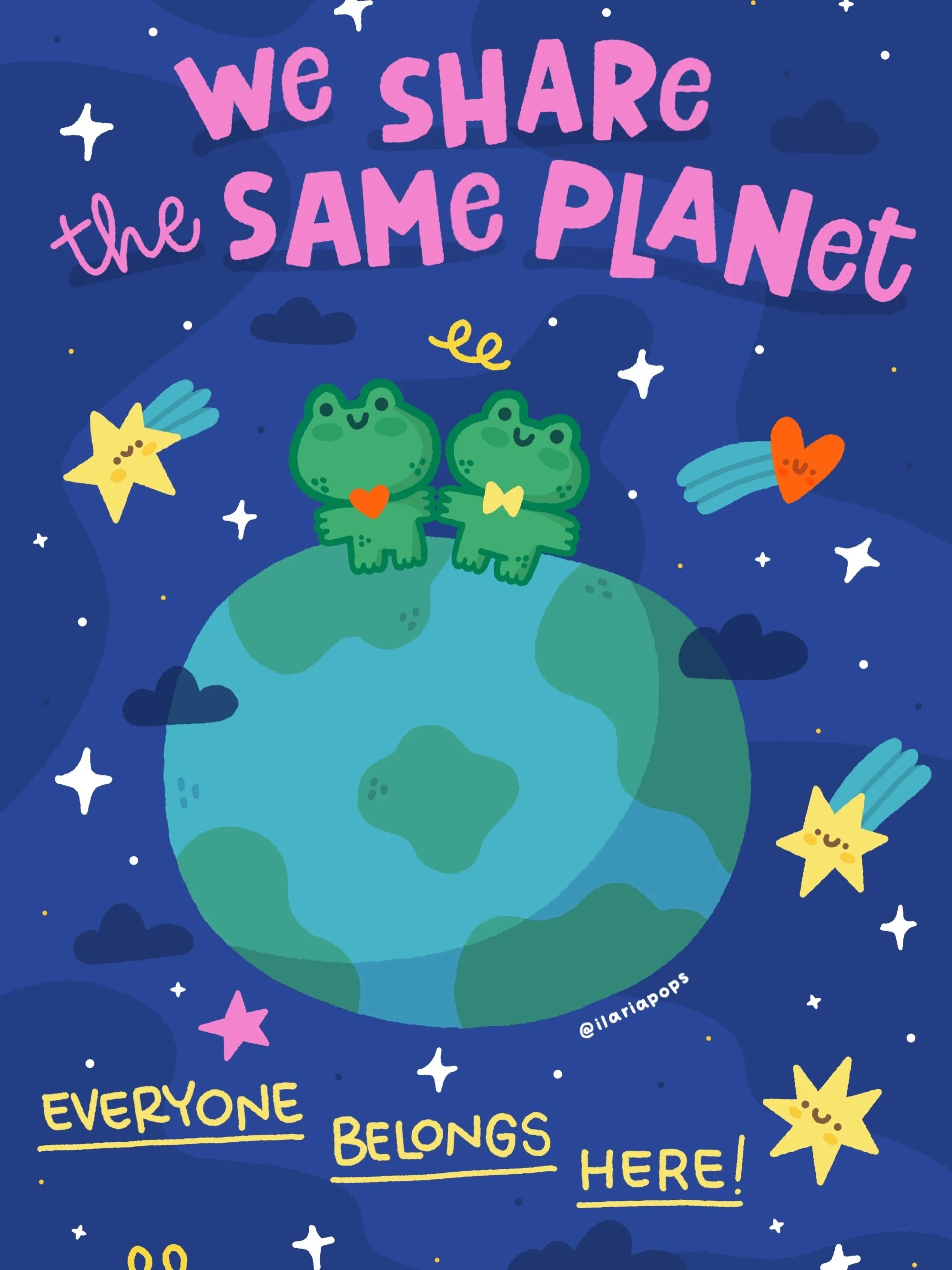 I finally found the time to turn this old sketch (last slide) into a digital drawing 🥰 What do you think, should I turn it into an A5 print as a final step?

#cuteart #kawaiiartist #childrensbookillustration #webelongtogether