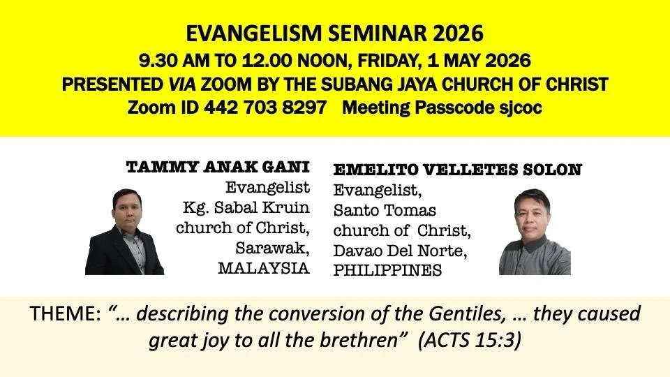 Evangelism Seminar 2026